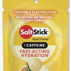 SaltStick FastChews sabor Tropical Twist con cafeína